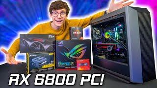 The RX 6800 Gaming PC Build 2021!  Ryzen 5900X + RX 6800! (4K Gameplay Benchmarks w/ Ray Tracing)