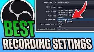Best OBS Recording Settings For High Quality (Full Tutorial)