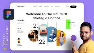 Challenge 01: Design A Professional Website Ui Using Figma 2024 Tutorial In Hindi