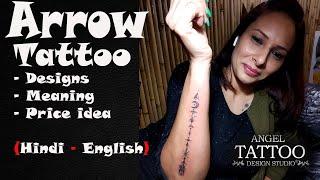 Arrow tattoo | Arrow Tattoo designs | Arrow tattoo meaning | Small arrow tattoo designs