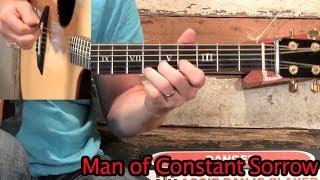 Man of Constant Sorrow Bluesy Guitar Lesson!