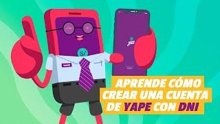 #yape | ¿Cómo crear una cuenta de #yape  con DNI?