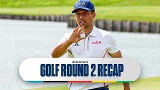 2024 Men's Olympic Golf: Xander Schauffele, Team USA HOLD SHARE OF LEAD After Round 2 I CBS Sports