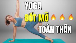 Yoga GIẢM MỠ TOÀN THÂN cho eo thon dáng đẹp | Hoàng Uyên Yoga