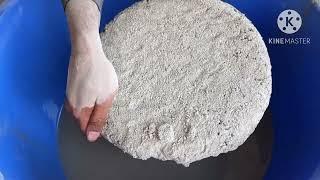 ASMR|sand cement dry and water crumbing #satisfying #asmrcommunity #sandcement