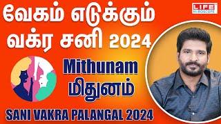 Sani Vakra Palangal 2024 | Mithunam Rasi | சனி வக்ர | June 29th to Nov 15th | Life Horoscope