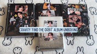 unboxing 𖦹 cravity find the orbit album