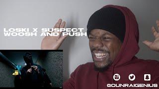 Loski x #Activegxng Suspect - Woosh and Push (Official Video) | Genius Reaction