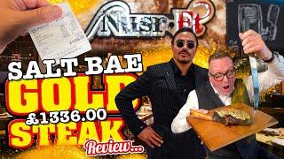 Salt Bae Nusr-Et £1300 GOLD Tomahawk STEAK Review...EXPOSING THE CON!