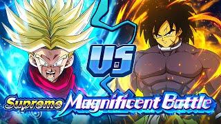 ONLY 7 ORBS! LR EZA PHY BROLY TRIO VS SUPREME MAGNIFICENT BATTLE FUTURE TRUNKS! [Dokkan Battle]