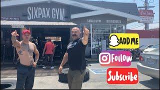 tips from a legend @ sixpax gym for super show on 20th