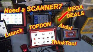 Need a SCANNER? (LAUNCH-THINKTOOL-TOPDON-AUTEL Black Friday DEALS!)