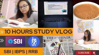 DAILY LIFE OF  BANKING ASPIRANTS || 10 HOUR STUDY ROUTINE | SBI | IBPS PO| CLERK 2023 | #study_vlog