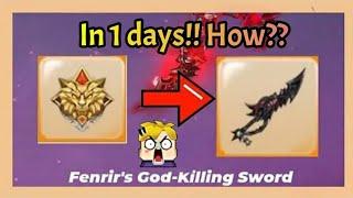 Ares shield to Fenir's God sword.. skyblock trading..