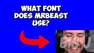 What Font Does MrBeast Uses? (MrBeast Gaming)