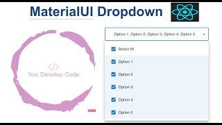 Advanced Material-UI Dropdown with 'Select All' & Checkbox Selection | React UI Development