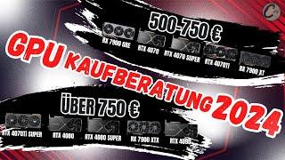 Die BESTEN GPUs AB 500 € | 2024 Kaufberatung Teil 2