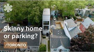 Skinny home in Toronto as prototype for parking-space homes?