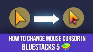 How to change Mouse cursor in Bluestacks 5 | 100% Working...