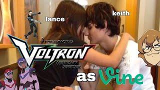 voltron as vines four years later cause klance still hurts