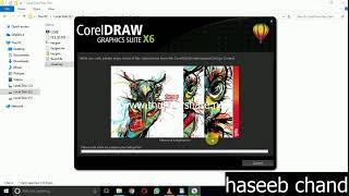 how to install corel draw *6 full activated version