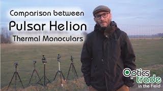 Comparison between Pulsar Helion Thermal monoculars | Optics Trade In The Field