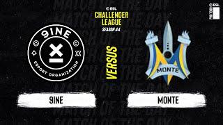 9INE vs. Monte - Map 2 [Anubis] - ESL Challenger League Season 44 Europe - Upper bracket