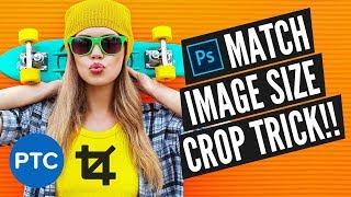 EASY Resizing Photoshop Trick! [Hidden Crop Feature] | 90-Second Tip #17