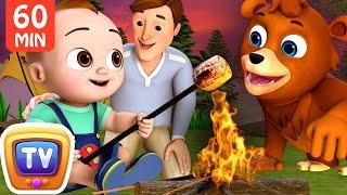 Camping with Daddy + More ChuChu TV Nursery Rhymes & Toddler Videos (4K video for watching on TV)