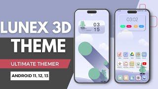 LUNEX 3D Theme For Oppo And Realme|| Multi Lockscreen|| Oppo Themes|| Realme Themes||