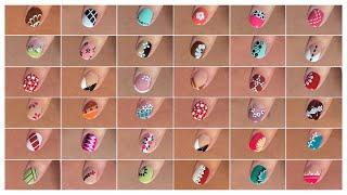 35+ Easy nail art designs for short nails || Nail art without tools compilation