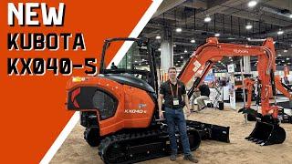 Introducing the NEW Kubota KX040-5