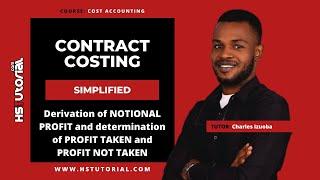 Contract Costing - Ex 1 - Notional Profit