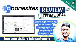 Phonesites Review: Appsumo Lifetime Deal & Demo Video | Launch Responsive Landing Pages In Minutes