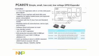 Simple 4-bit GPIO expander: NXP PCA9570