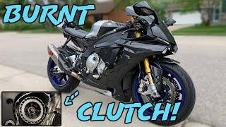 My R1M Clutch BURNED up!! (FULL REBUILD Start to Finish!)