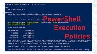 PowerShell Execution policy