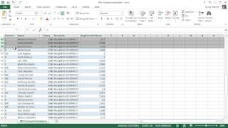 Microsoft Excel 2013 Tutorial - 8 - Tables