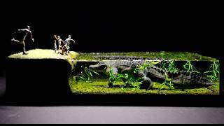 Alligator in Epoxy Resin | Diorama