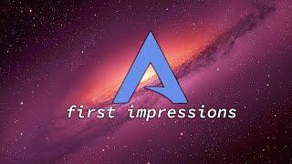 ArcoLinux - First Impressions and Install