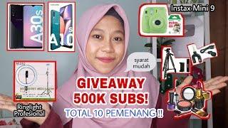 GIVEAWAY 500K SUBSCRIBERS TOTAL JUTAAN RUPIAH!!!