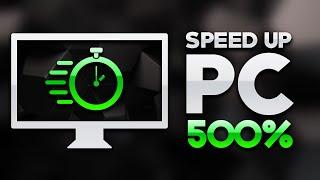 HOW TO SPEED UP YOUR PC & BOOT TIME UP TO 500% (WINDOWS 10, WINDOWS 8, WINDOWS 7)