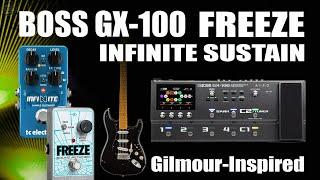 BOSS GX-100 FREEZE: INFINITE SUSTAIN Gilmour V2 Firmware