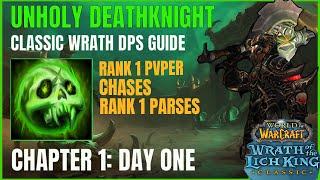 Classic WOTLK Unholy DK Guide - Pre Bis / Talents / Glyphs / Rotation/ Races / Professions Chapter 1