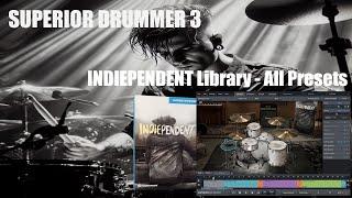 Toontrack Superior Drummer 3 - Indiependent - All Presets - Basic sound without mixing