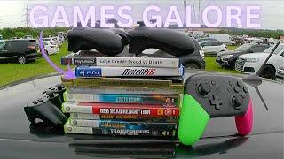 Games Galore and Tons of Controllers! This Car Boot had it All!