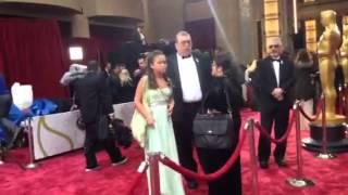 Walking up the Red Carpet