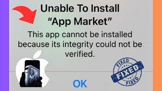 How To Fix : Integrity could not be verified iphone ios 17 {2024}
