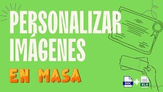 Cómo Personalizar imágenes en MASA en Word y DIVIDIRLOS en archivos individuales