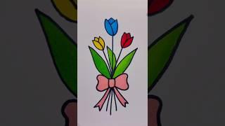 Tulip flower#tulips #flowers #art #drawing #explore #new #experiment